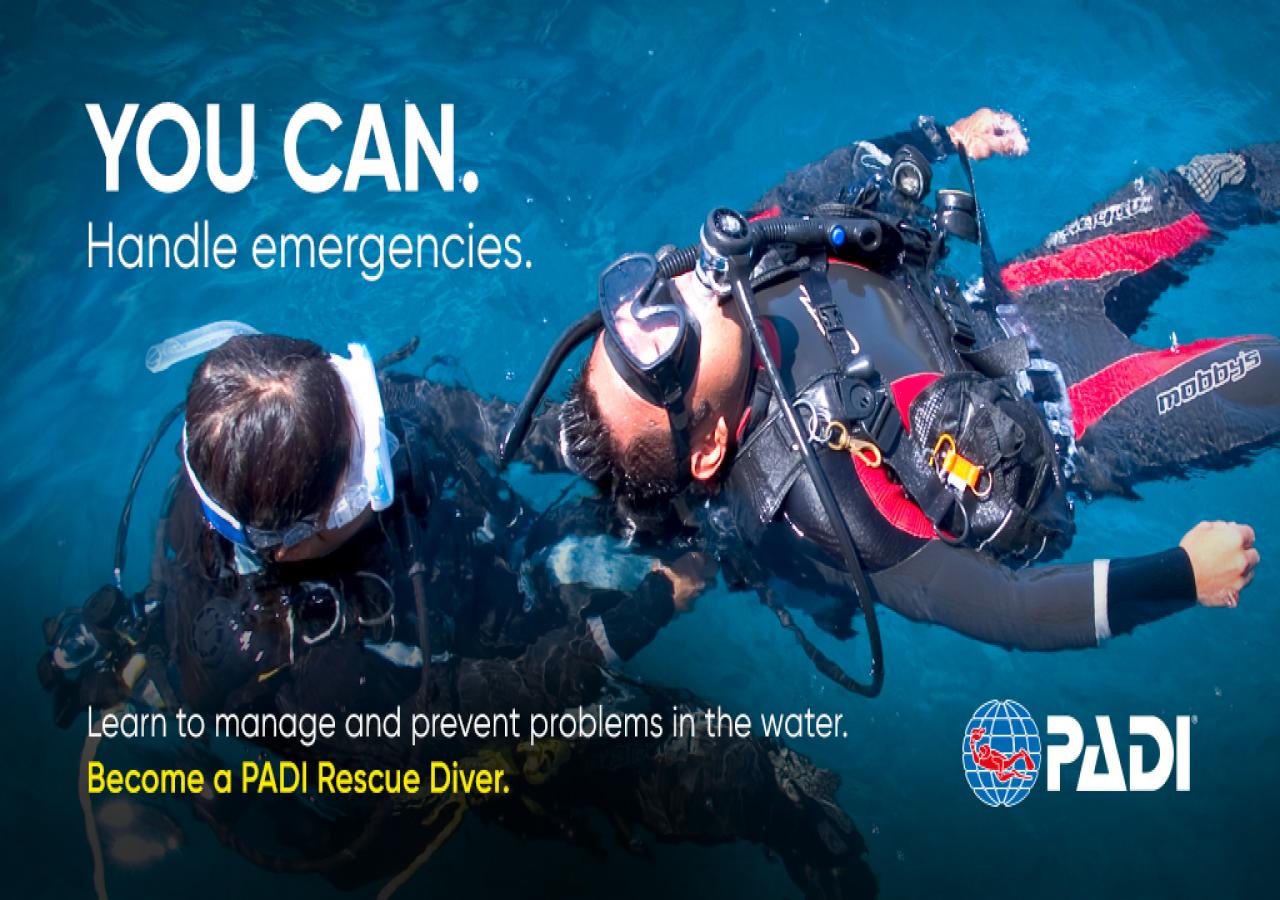PADI Rescue Diver Kursu Sadece Daha İyi Bir Dalgıç Değil, Daha Güvenli Bir Lider Olun